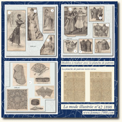1898 N°42 Sewing patterns...