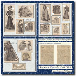 1898 N°46 Sewing patterns...