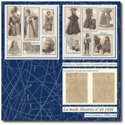 1898 N°49 Sewing patterns...