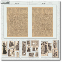 1899 N°38 Sewing patterns...