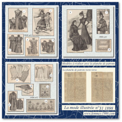 1898 N°31 Sewing patterns...