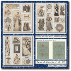 1900 N°50 Sewing patterns...