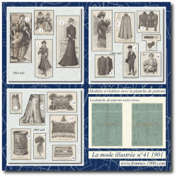 1901 N°41 Sewing patterns...