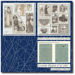 1901 N°43 Sewing patterns...