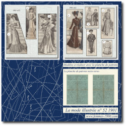 1901 N°52 Sewing patterns...