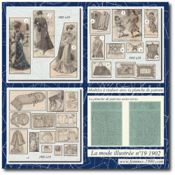 1902 N°19 Sewing patterns...
