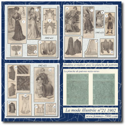 1902 N°21 Sewing patterns...