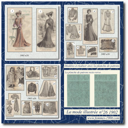 1902 N°26 Sewing patterns...