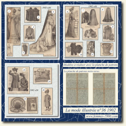 1902 N°36 Sewing patterns...