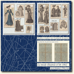 1902 N°38 Sewing patterns...