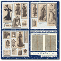 1902 N°42 Sewing patterns...