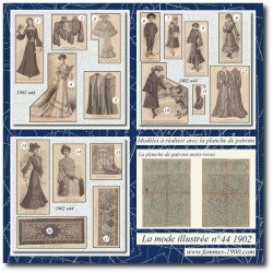1902 N°44 Sewing patterns...