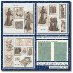 1902 N°30 Sewing patterns...