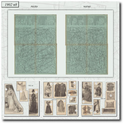 1902 N°8 Patrons A4 La mode...