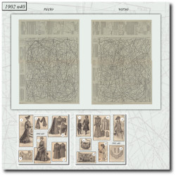 1902 N°40 Sewing patterns...
