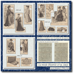 1903 N°16 Sewing patterns...