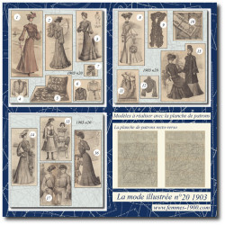 1903 N°20 Sewing patterns...