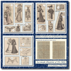 1903 N°29 Sewing patterns...