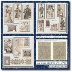 1903 N°31 Sewing patterns...