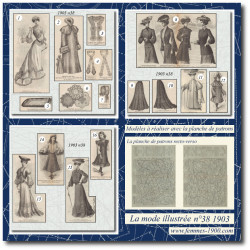 1903 N°38 Sewing patterns...