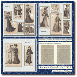 1903 N°42 Sewing patterns...