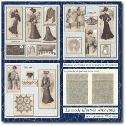 1903 N°49 Sewing patterns...