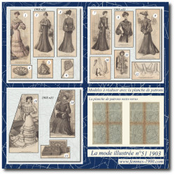 1903 N°51 Sewing patterns...