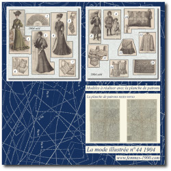 1904 N°44 Sewing patterns...