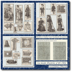 1904 N°49 Sewing patterns...