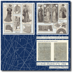 1904 N°51 Sewing patterns...