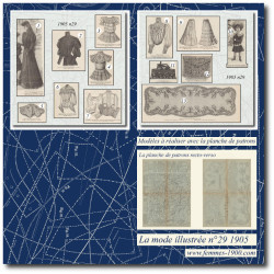 1905 N°29 Sewing patterns...