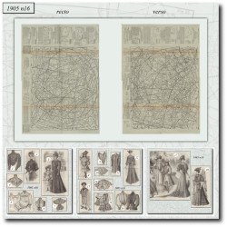 1905 N°16 Sewing patterns...
