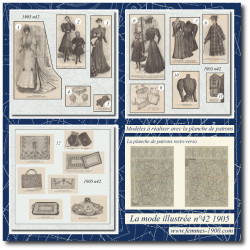 1905 N°42 Sewing patterns...