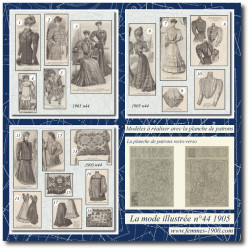 1905 N°44 Sewing patterns...