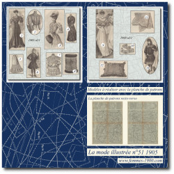 1905 N°51 Sewing patterns...