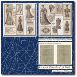 1906 N°30 Sewing patterns...
