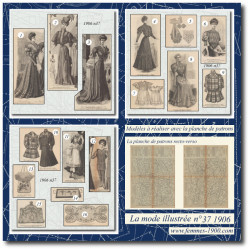 1906 N°37 Sewing patterns...