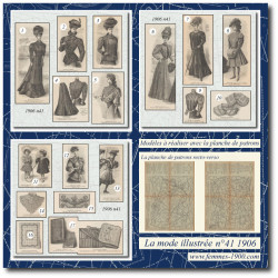 1906 N°41 Sewing patterns...