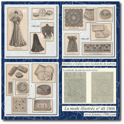 1906 N°48 Sewing patterns...
