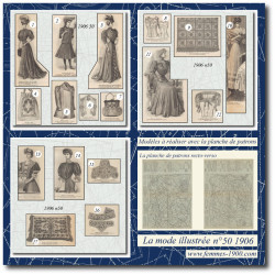 1906 N°50 Sewing patterns...