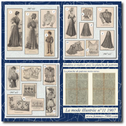1907 N°11 Sewing patterns...