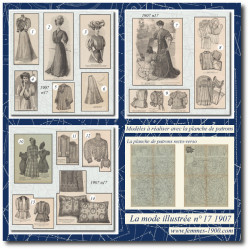 1907 N°17 Sewing patterns...