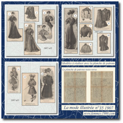 1907 N°35 Sewing patterns...