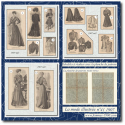 1907 N°41 Sewing patterns...