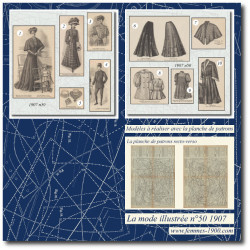 1907 N°50 Sewing patterns...
