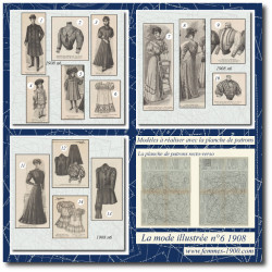 1908 N°6 Patrons A4 La mode...