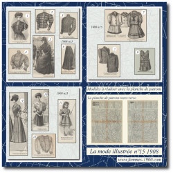 1908 N°15 Patrons A4 La...