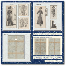 1908 N°28 Sewing patterns...