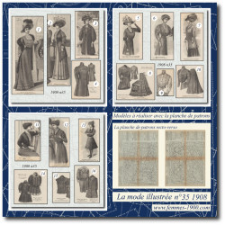1908 N°35 Sewing patterns...