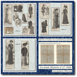 1908 N°37 Sewing patterns...